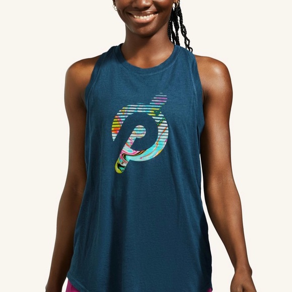 Brand New with Tags- Peloton Blue Wing racer Tank - Picture 4 of 4